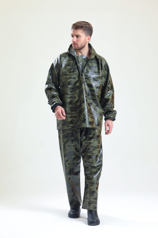 Kamuflaj Desenli Balıkçı Takım